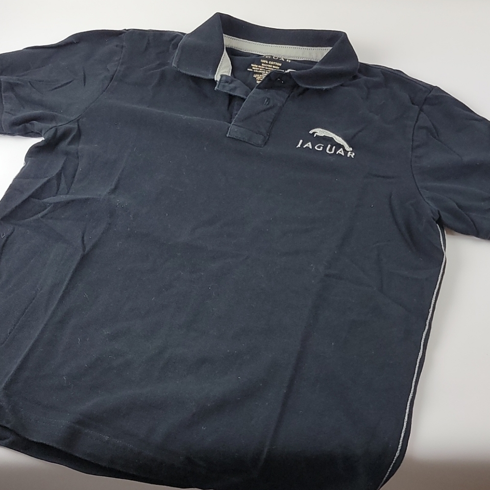Jaguar medium polo black car shirt